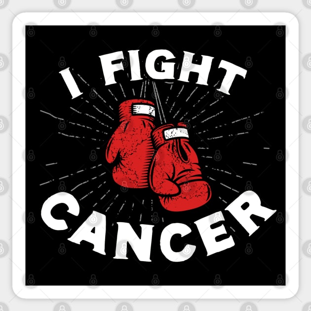 I Fight Cancer - Cancer fighter motivation for Franks Dad by Kelly Design Company Sticker by KellyDesignCompany